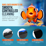 Flipper Edge Dual Blade Magnetic Aquarium Algae Cleaner