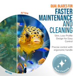 Flipper Edge Dual Blade Magnetic Aquarium Algae Cleaner