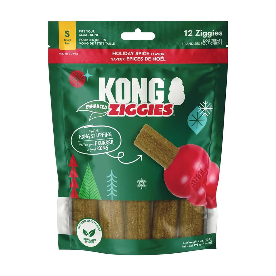 KONG Ziggies Enhanced Holiday Spice Treats Small 198g | vet-n-pet DIRECT