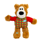 KONG Holiday Wild Knots Sweater Bear - Small/Medium (Red)