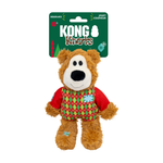 KONG Holiday Wild Knots Sweater Bear - Small/Medium (Red)