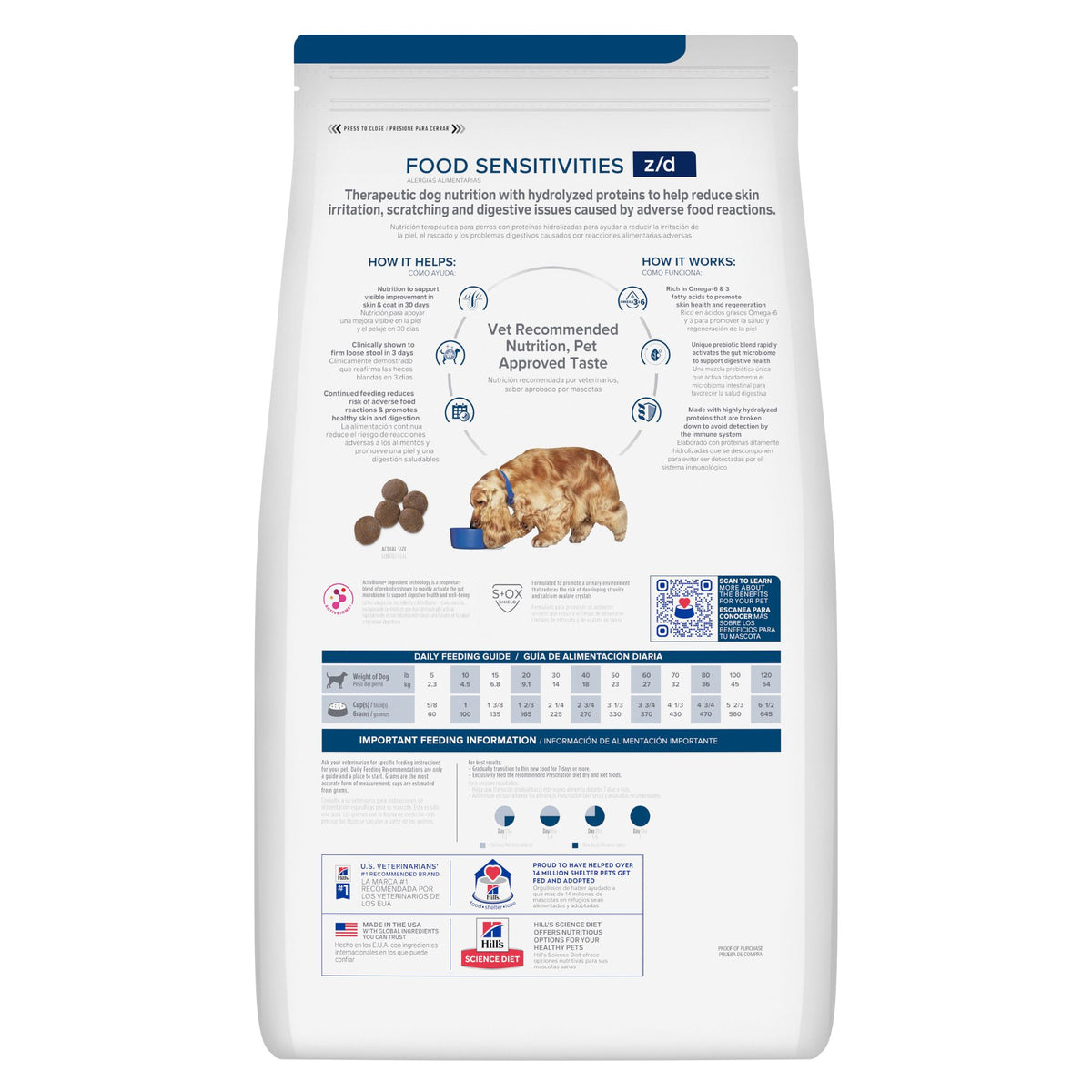 Hill's Prescription Diet Canine z/d Skin & Food Sensitivities