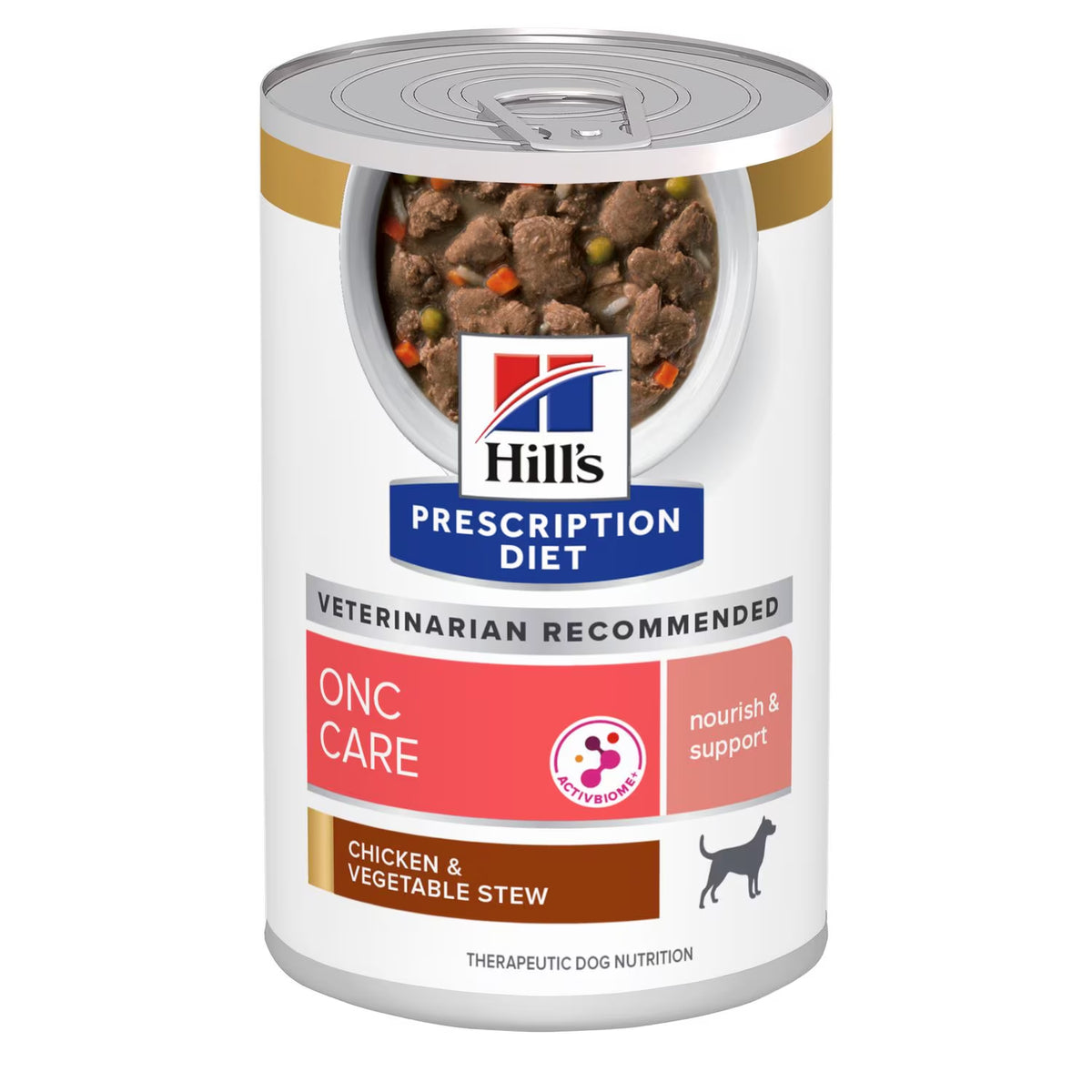 Hill&#39;s Prescription Diet ONC Care Chicken &amp; Vegetable Stew Wet Dog Food 354g x 12