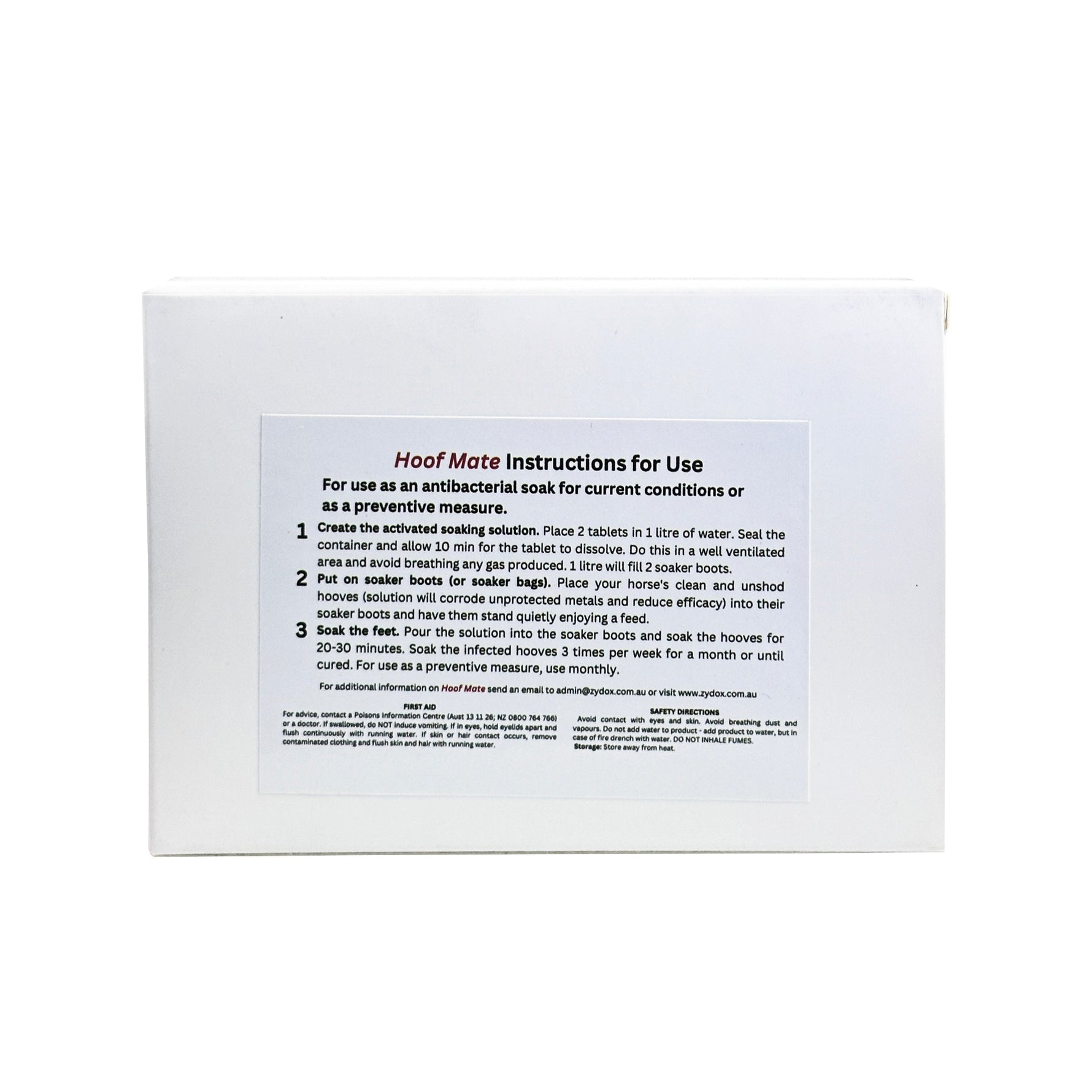 Zychem Hoof Mate Hoof Soak Tablets 30's