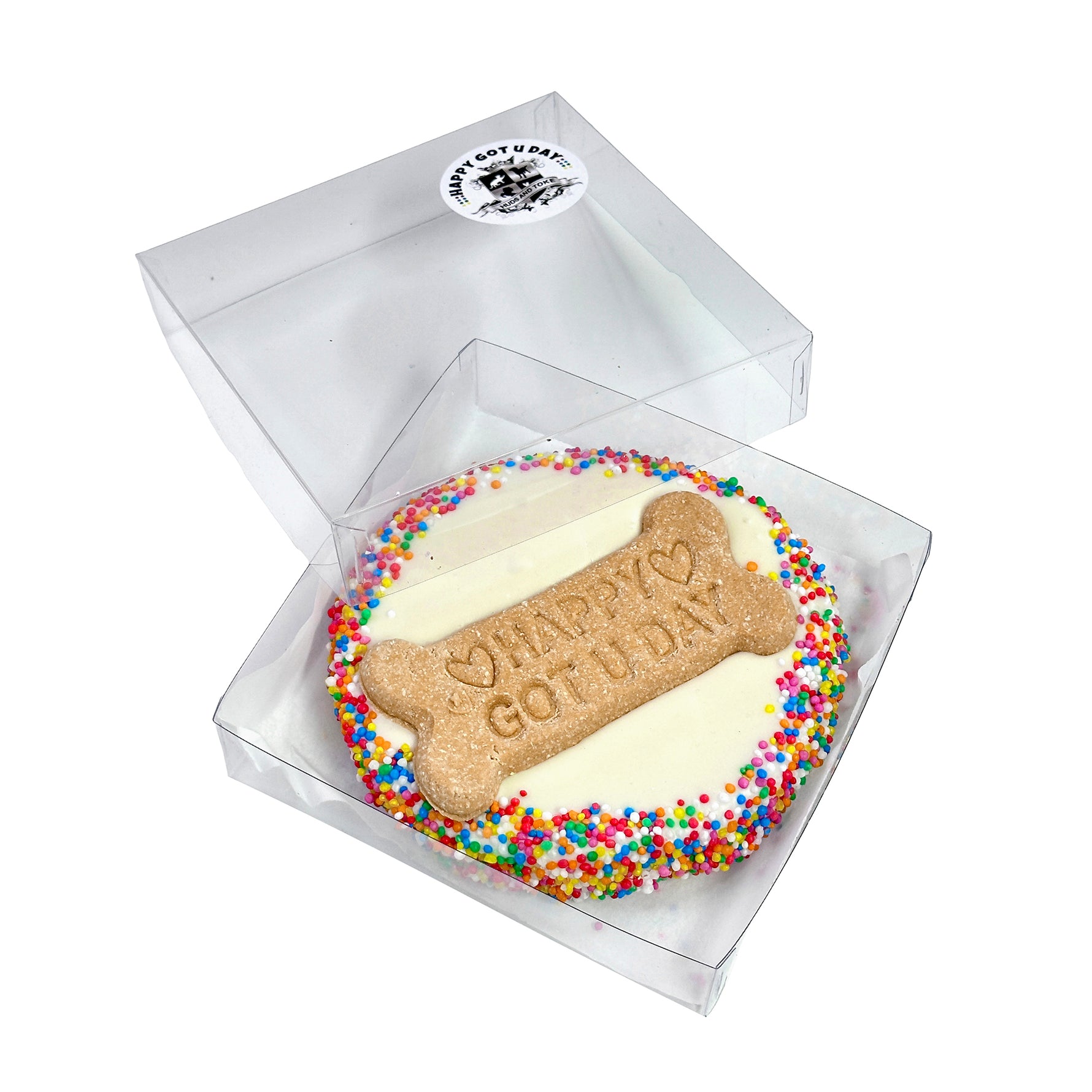 Huds & Toke Happy Got U Day Birthday Cake Dog Treat - 1 piece