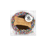 Huds & Toke Carob Frosted Doggy Birthday Cake Biscuit - 12cm