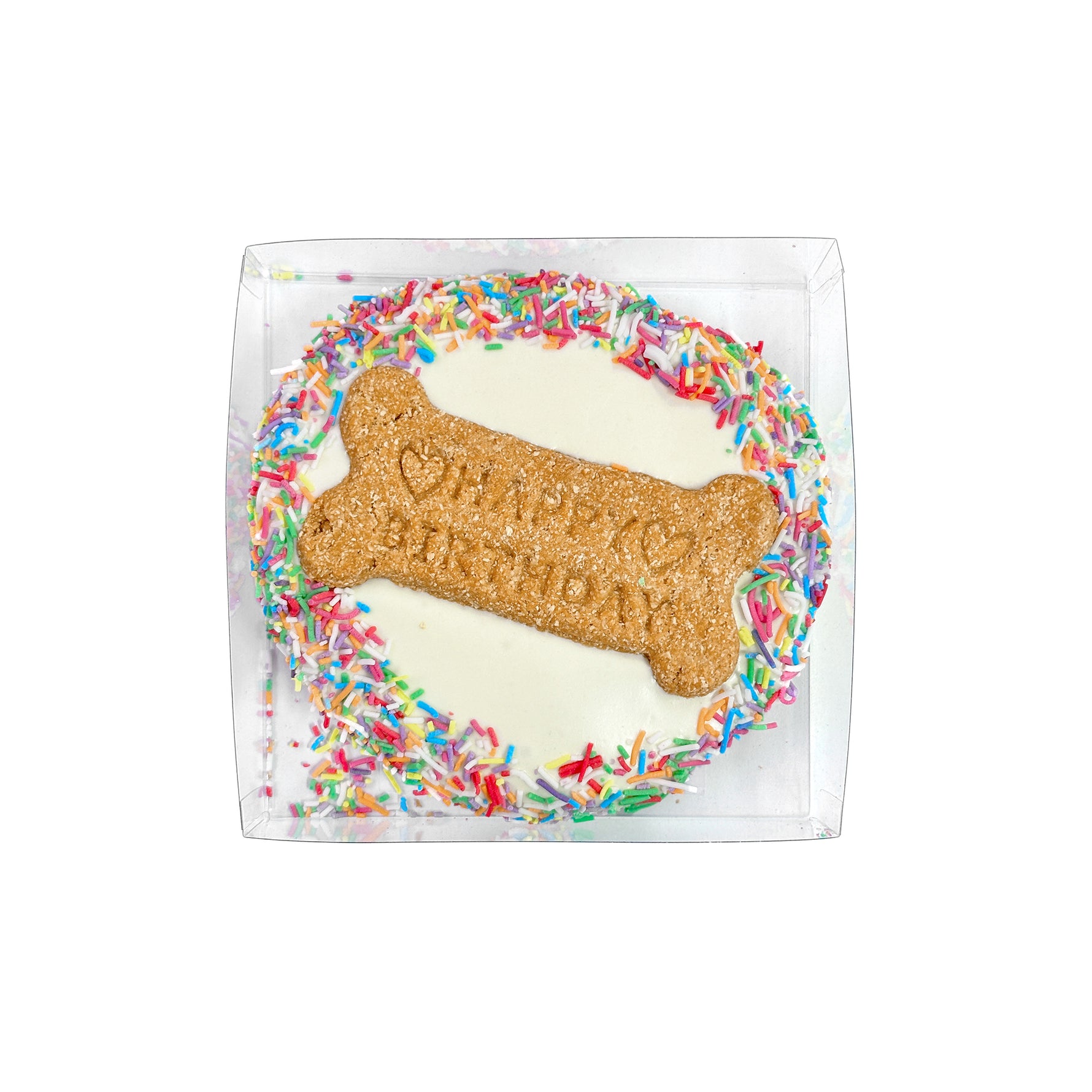 Huds & Toke Yoghurt Frosted Doggy Birthday Cake - 12cm