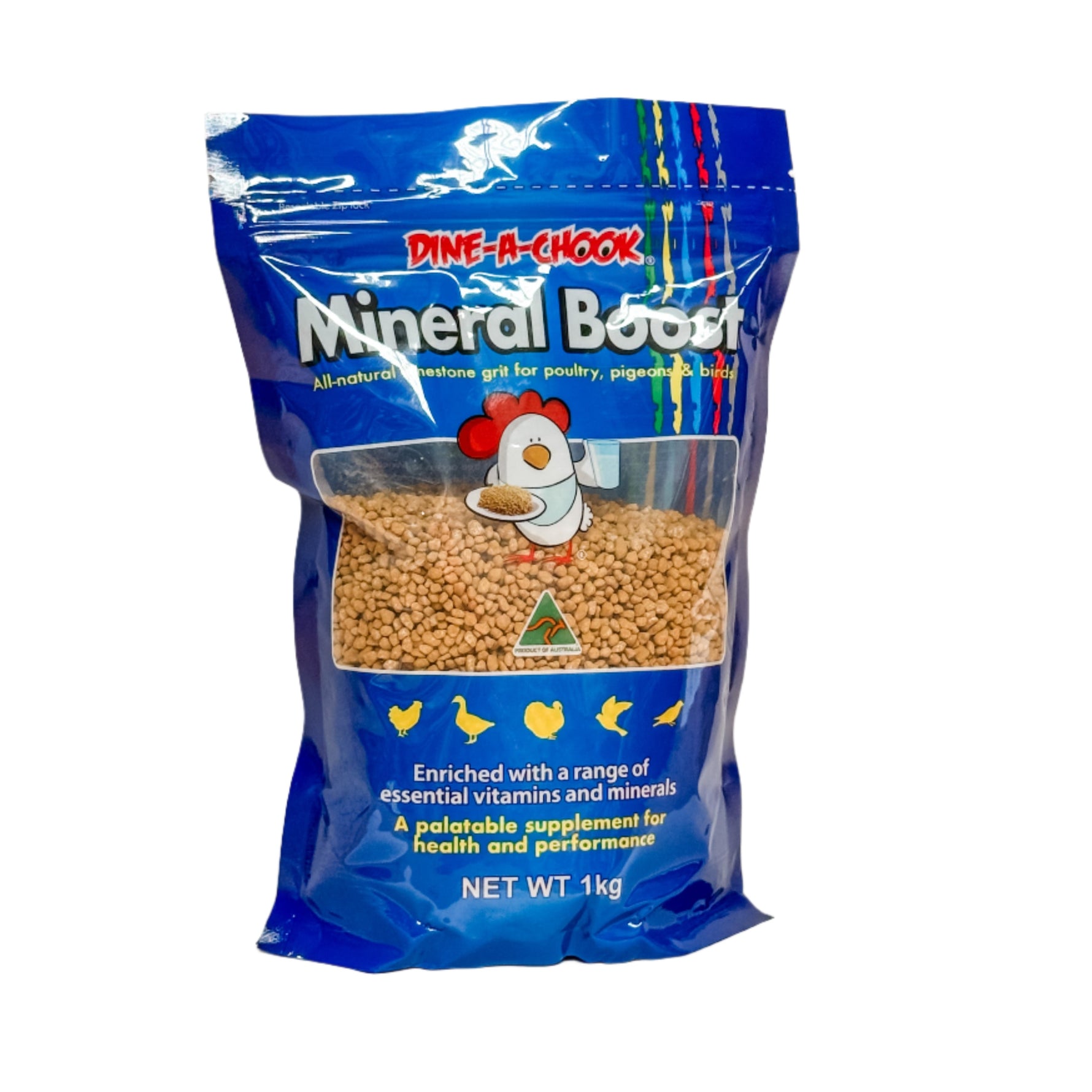Dine-A-Chook Mineral Boost for Poultry, Pigeons & Birds 1kg