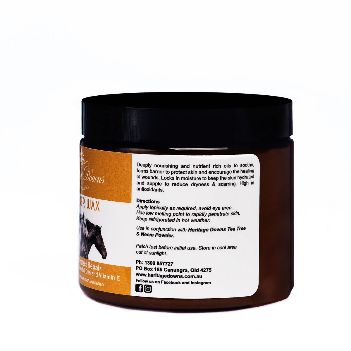 Heritage Downs Wonder Wax with Essential Oils and Vitamin E