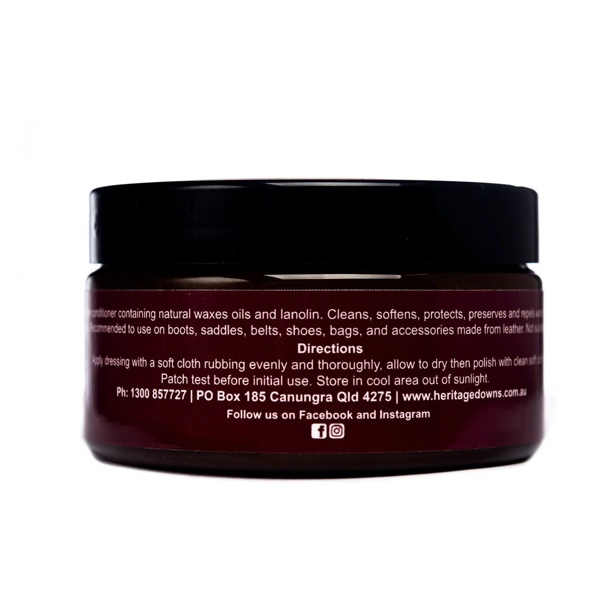 Heritage Downs Leather Dressing 250g