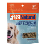 K9 Natural Beef Healthy Bites Dog Treats 50g