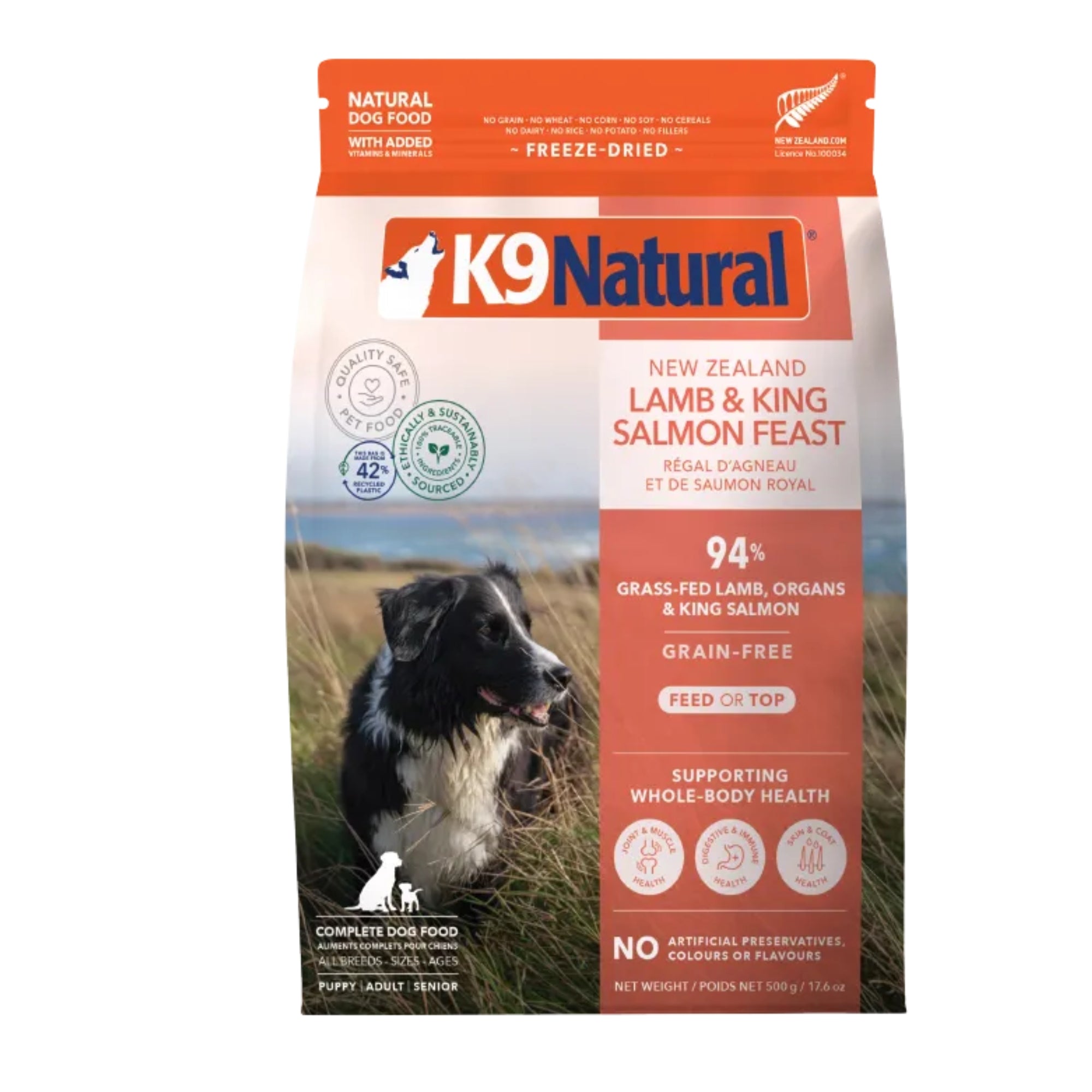 K9 Natural Lamb & King Salmon Feast Freeze-Dried Dog Food