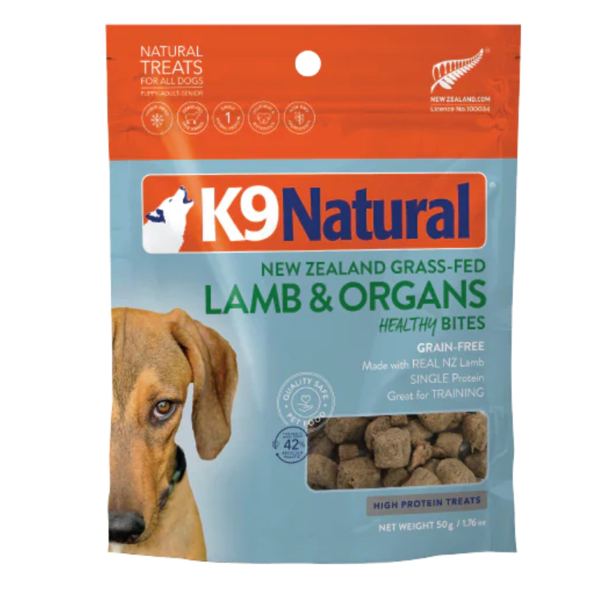 K9 Natural Lamb Healthy Bites Dog Treats 50g