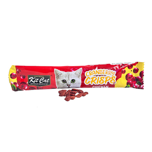 Kit Cat Cranberry Crisps Cat Treats 20g vetnpet DIRECT