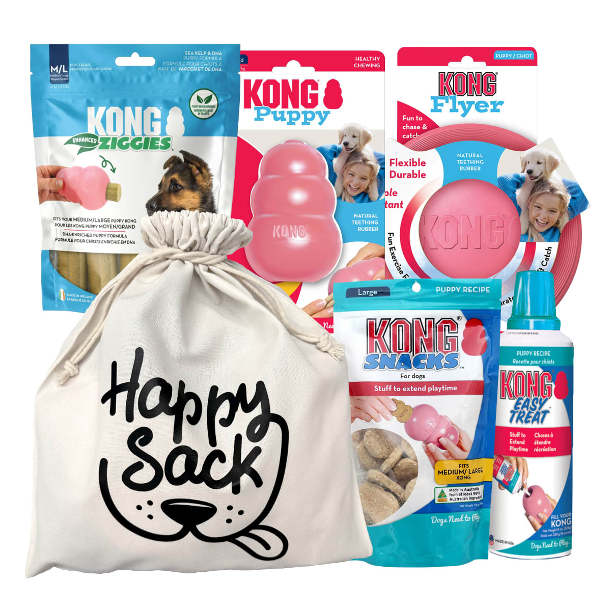KONG Puppy Essentials Happy Sack