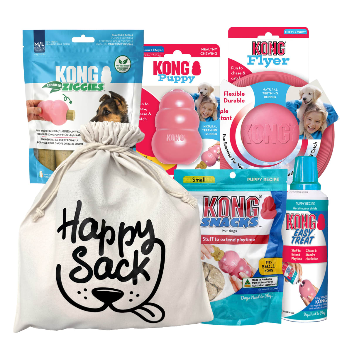 KONG Puppy Essentials Happy Sack
