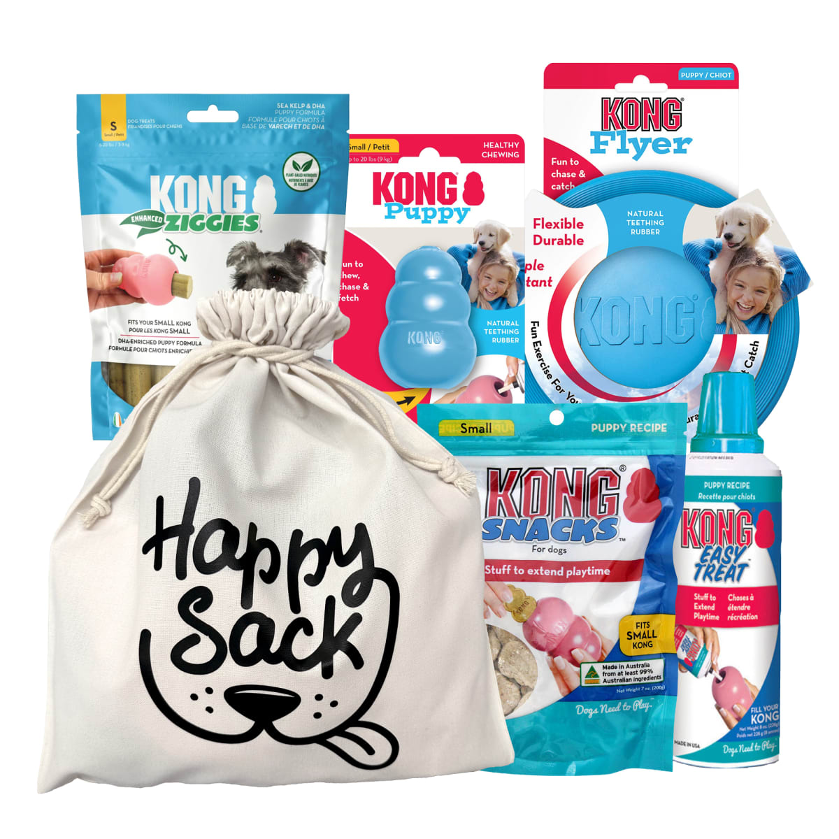 KONG Puppy Essentials Happy Sack