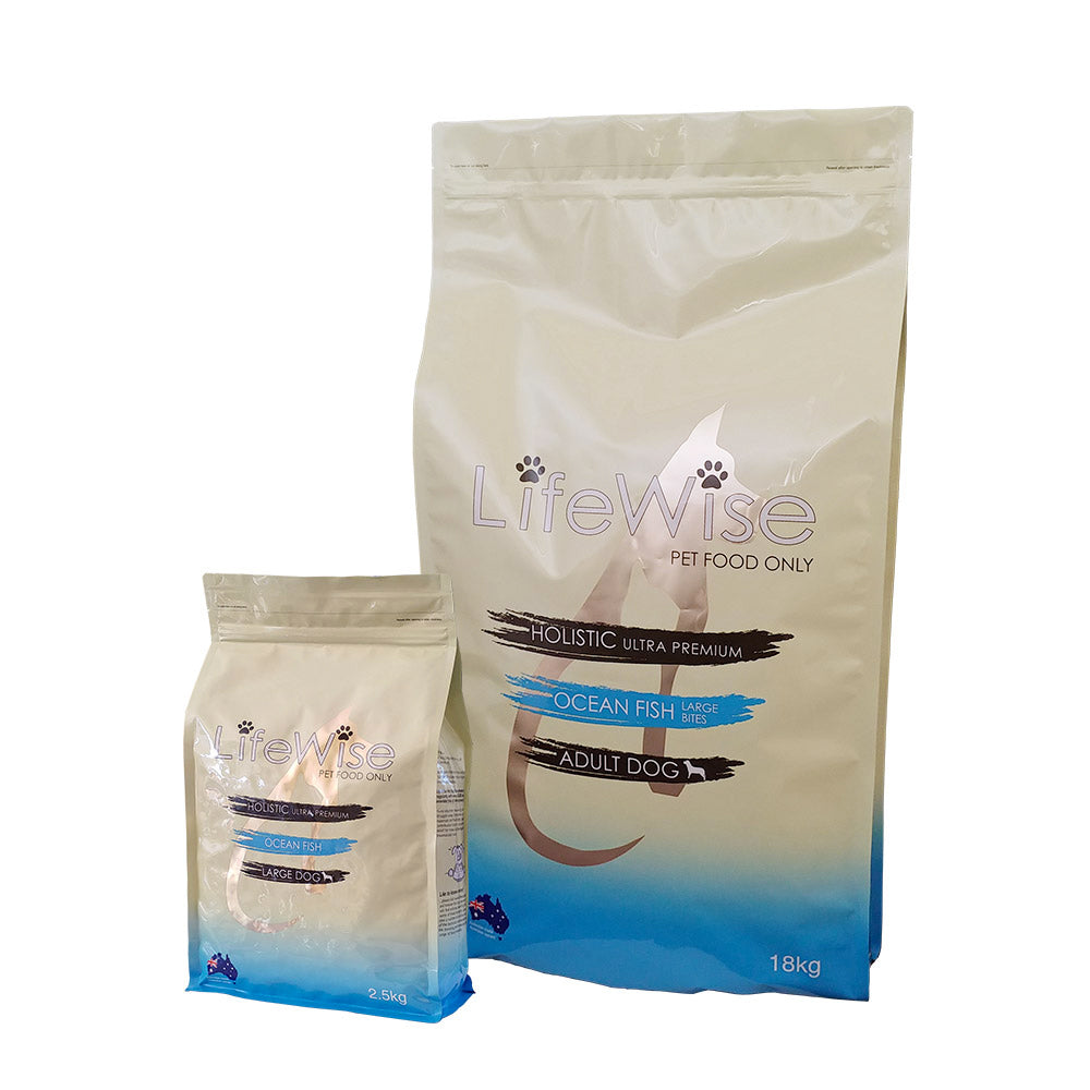 LifeWise Holistic Ocean Fish Large Bites Adult Dog Food