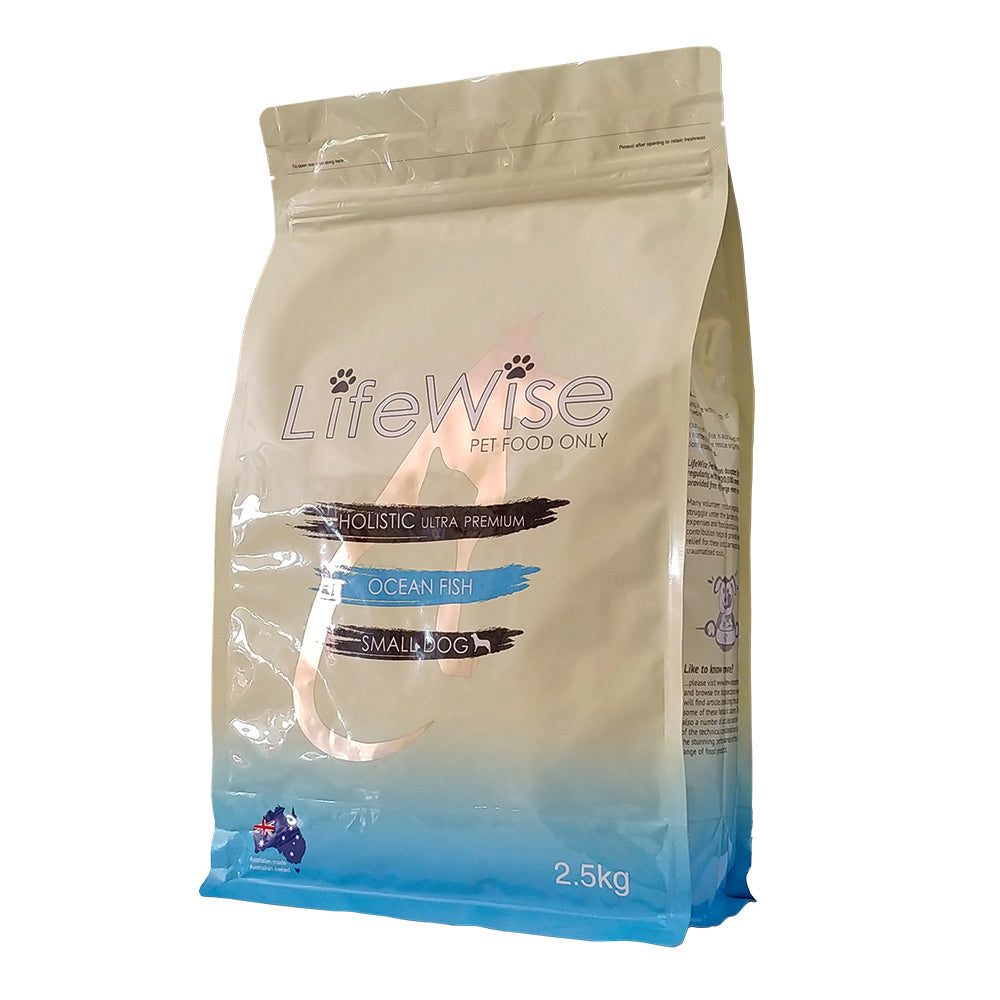 LifeWise Holistic Ocean Fish Small Bites Adult Dog Food