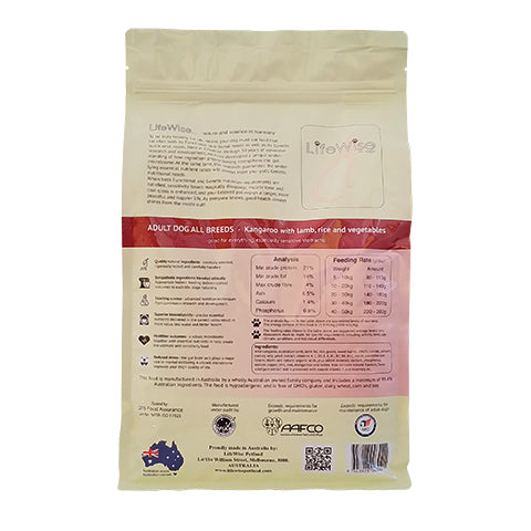 LifeWise Holistic Kangaroo Adult Dog Food
