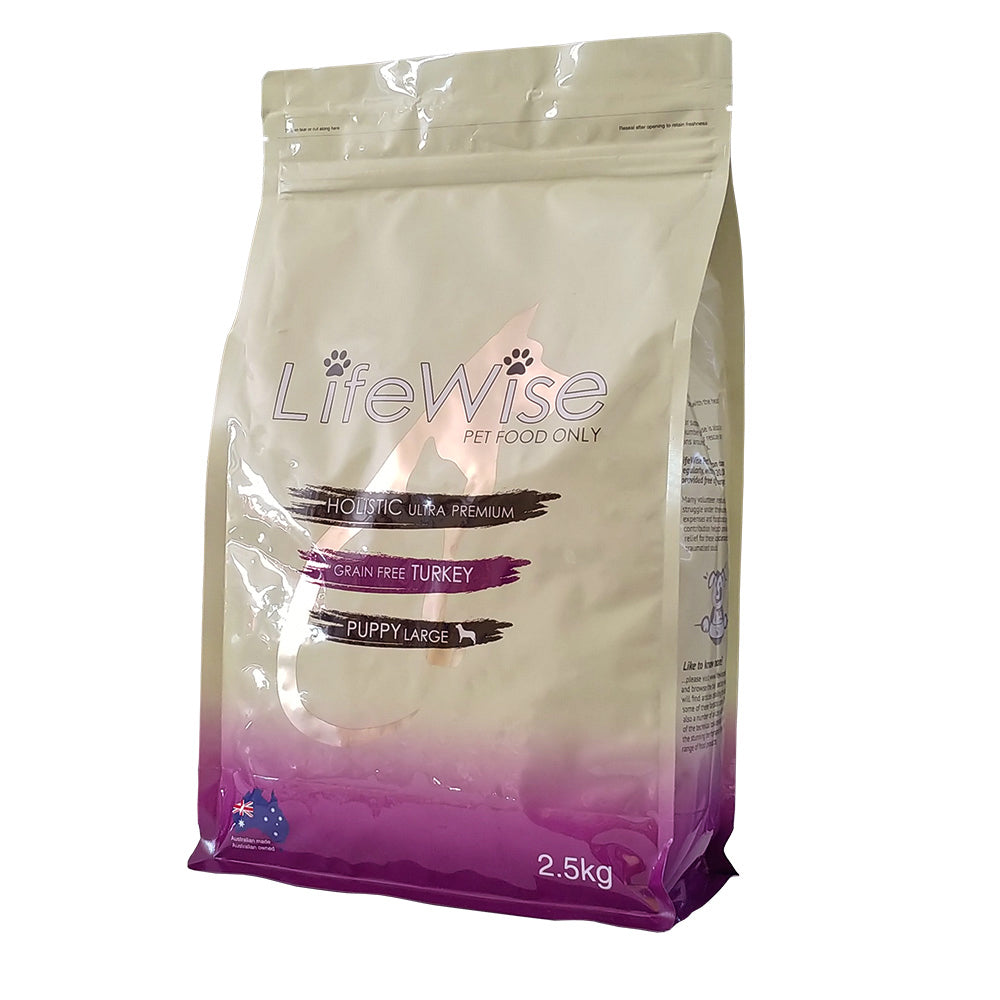 LifeWise Holistic Puppy (Stage 3) Grain Free Turkey Large Bites