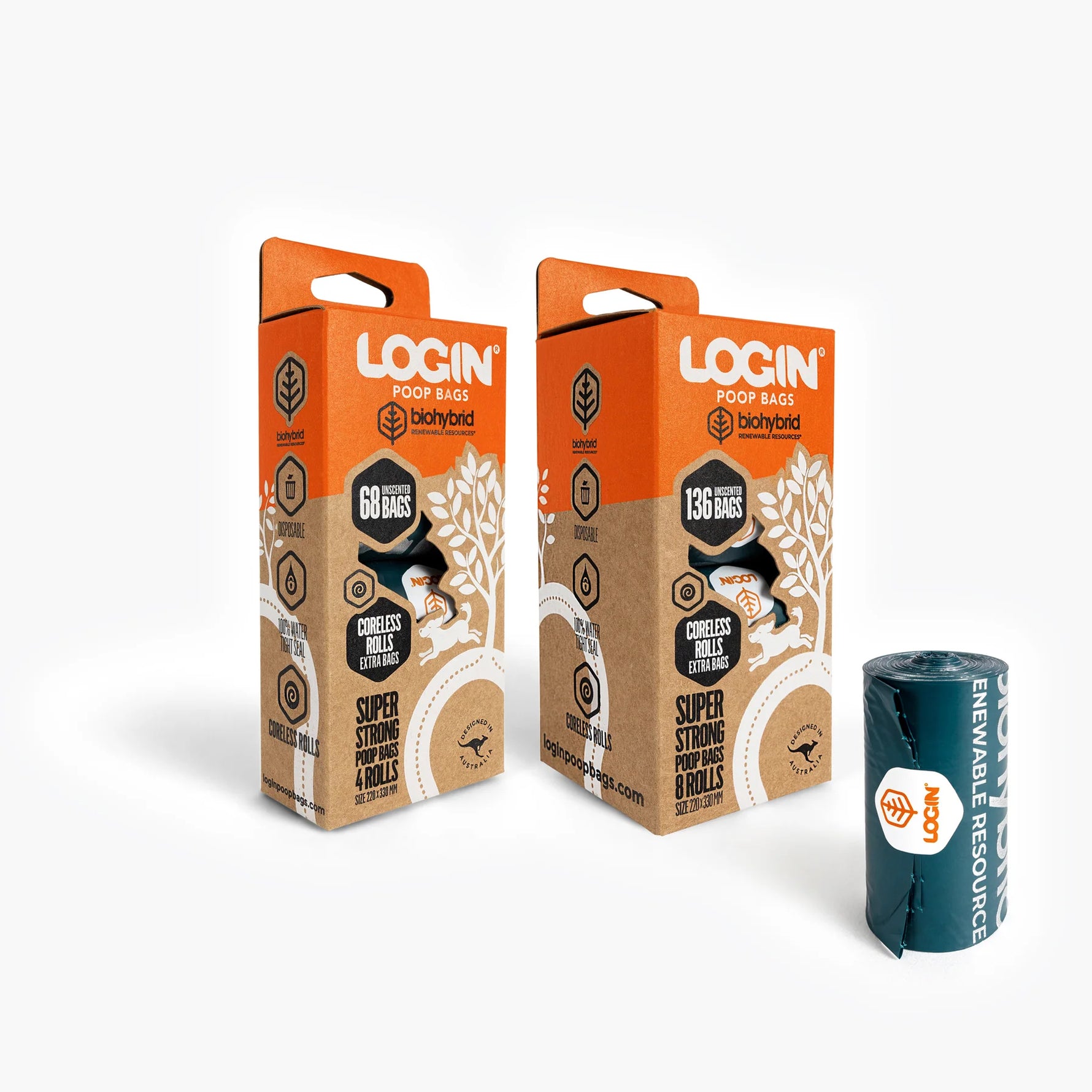 LOGIN Biohybrid Poop Bag Rolls