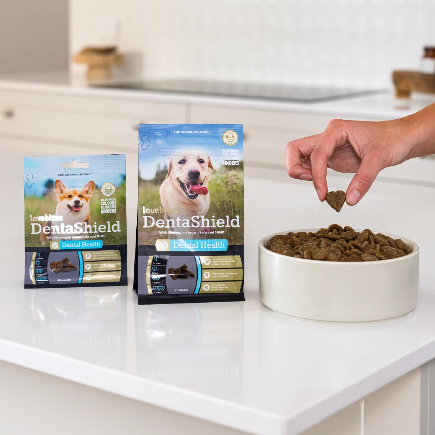 Lovebites DentaShield Dental Health Chews for Dogs