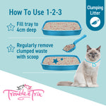 Trouble & Trix Lightweight Plus Baking Soda Clumping Clay Cat Litter