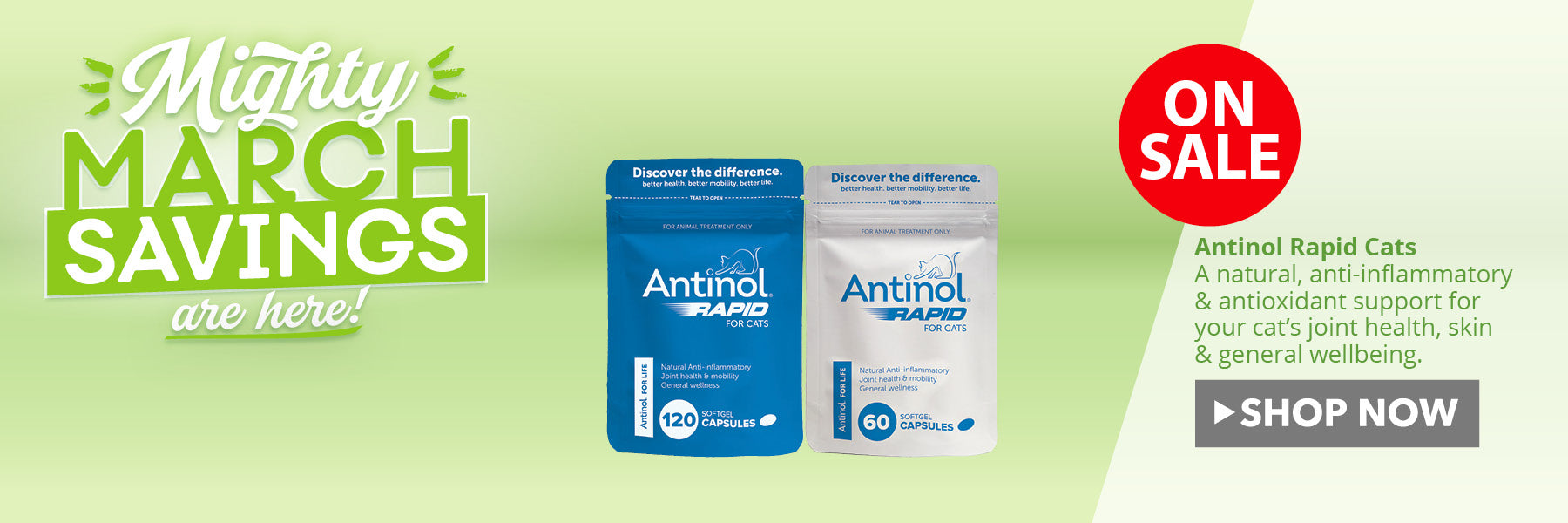 Antinol for Cats ON SALE NOW