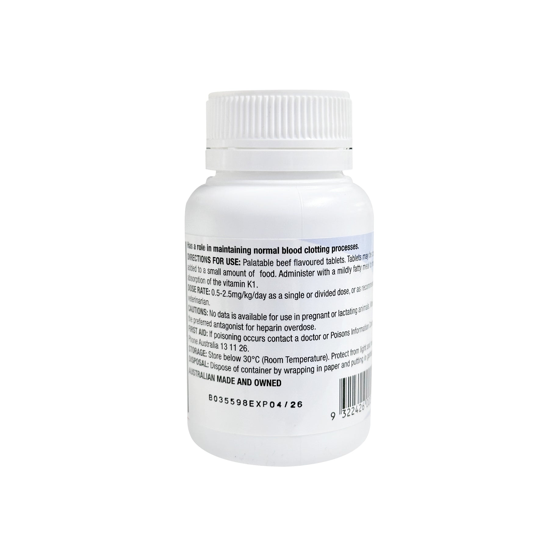 K-Mav Chewable Vitamin K1 Tablets