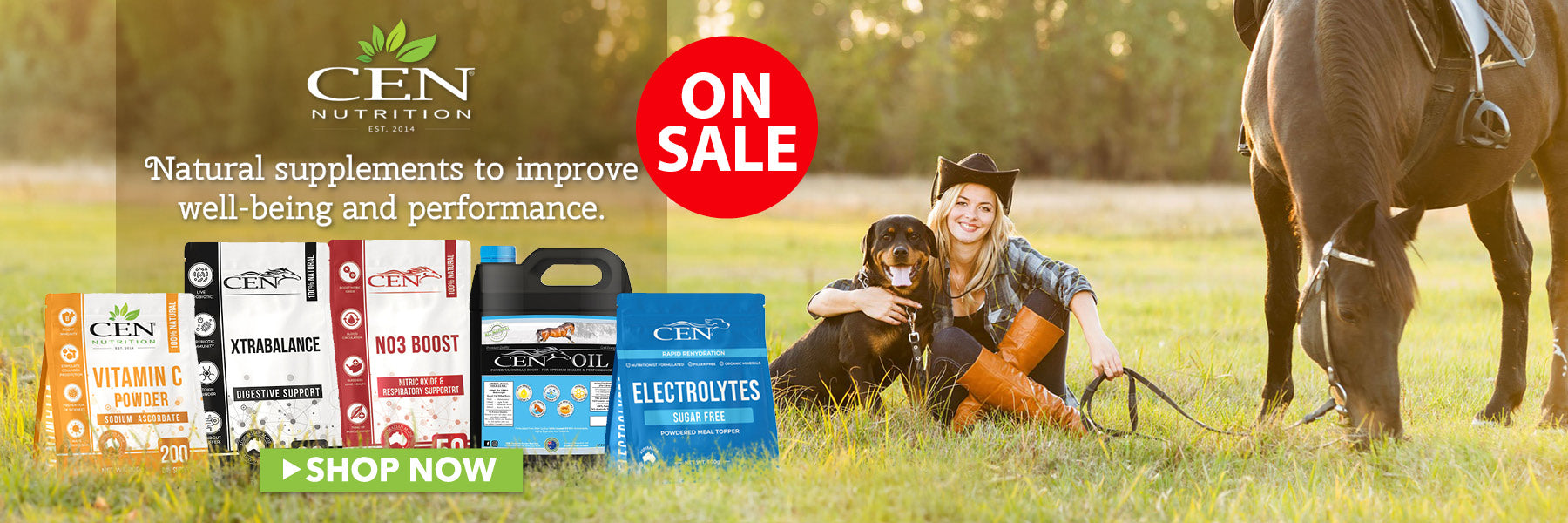 CEN Nutrition Natural Animal Supplements ON SALE NOW