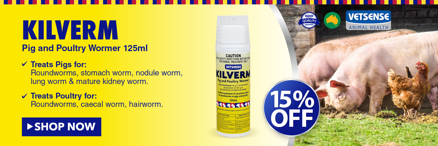 Kilverm Pig & Poultry Wormer ON SALE NOW