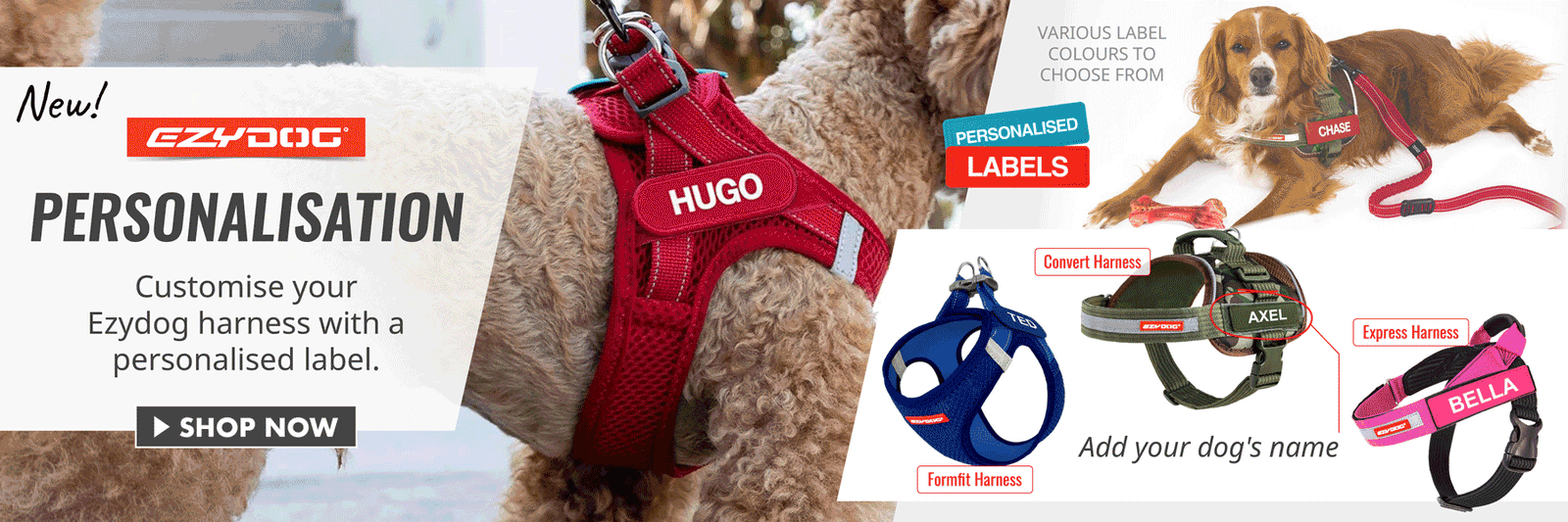 EzyDog Dog Collars, Harnesses & Accessories