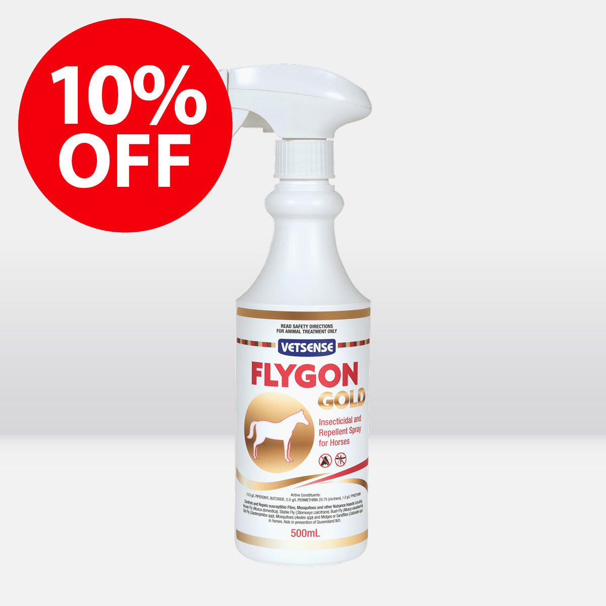 Flygon GOLD Insecticidal & Repellent Spray for Horses 500ml ON SALE NOW