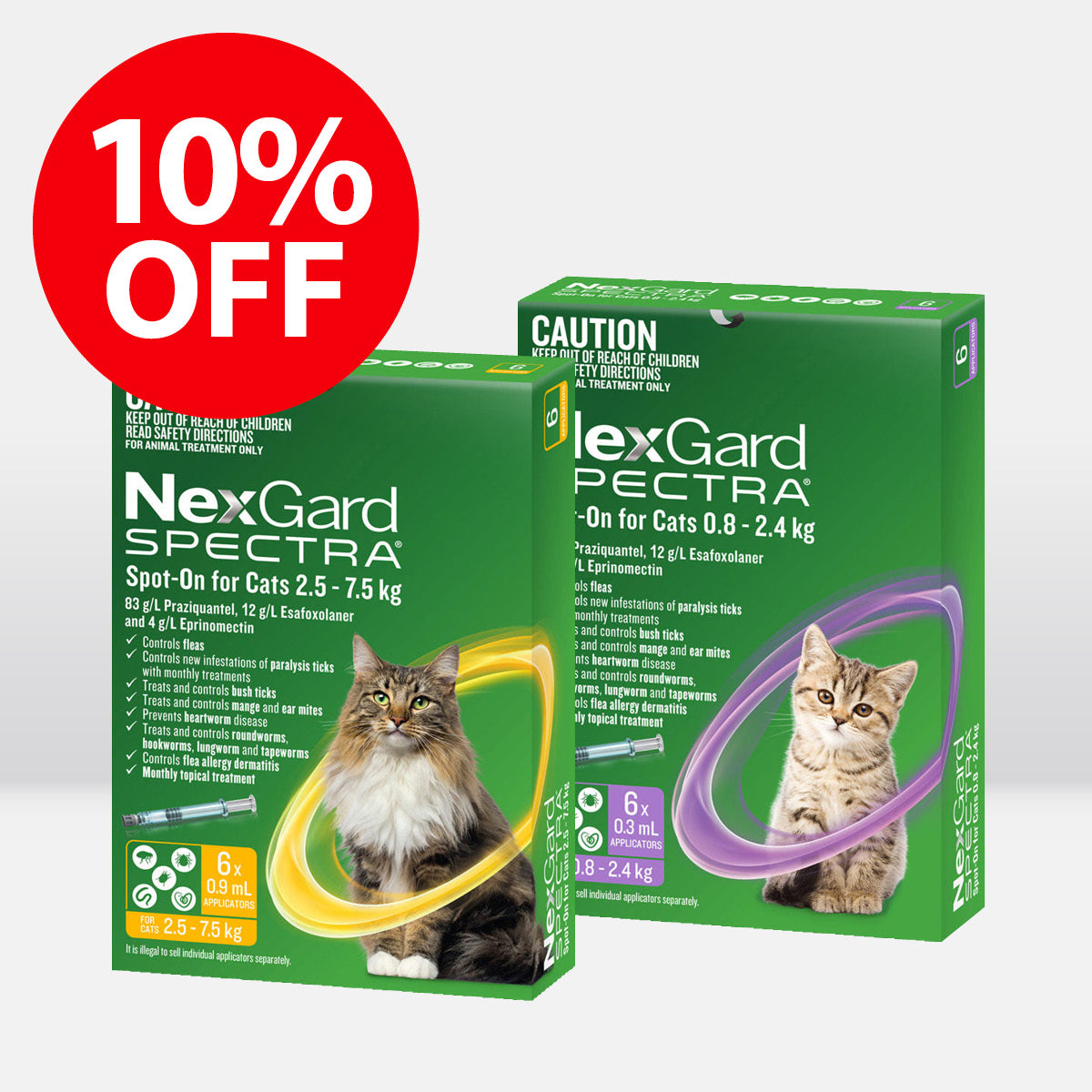 NexGard Spectra Spot-On for Cats ON SALE NOW