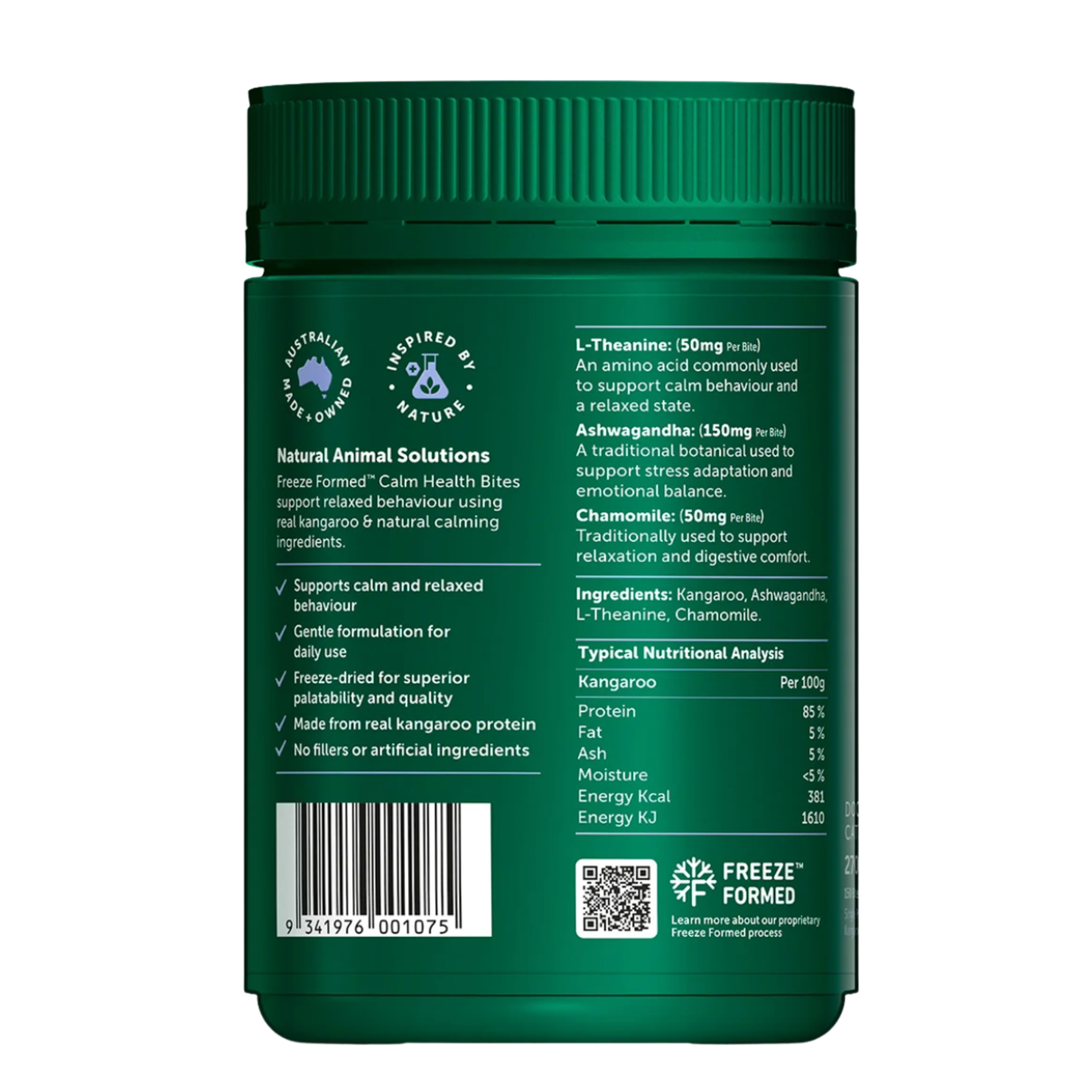 Natural Animal Solutions Freeze Formed Calm Health Bites