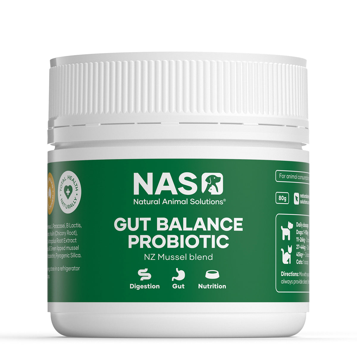 Natural Animal Solutions Gut Balance Probiotic for Dogs &amp; Cats