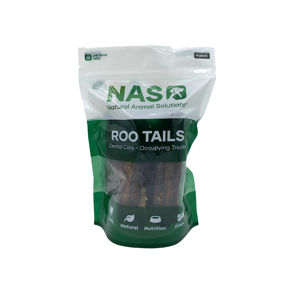 Natural Animal Solutions Roo Tails Dental Care Occupying Treats - 4 Pack