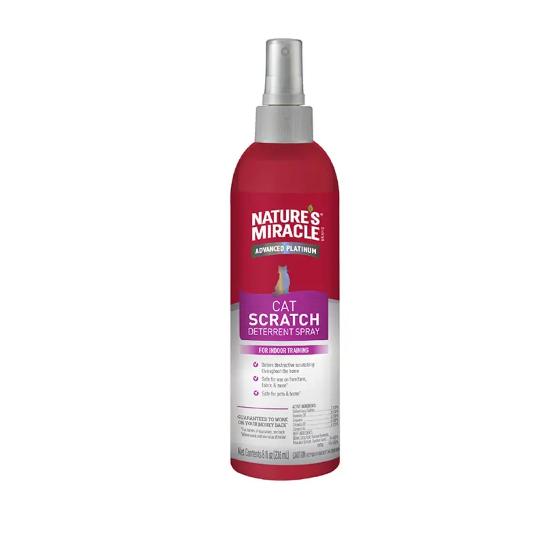 Nature's Miracle Advanced Platinum Cat Scratch Deterrent Spray 236mL