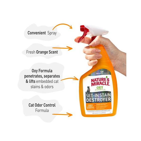 Nature&#39;s Miracle Set-In Stain Destroyer for Cats