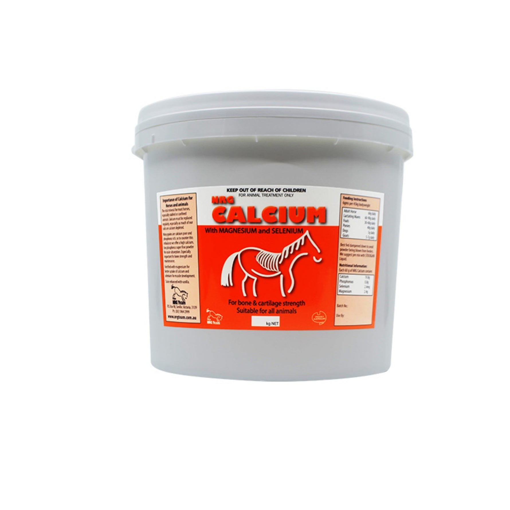 NRG Calcium With Magnesium & Selenium