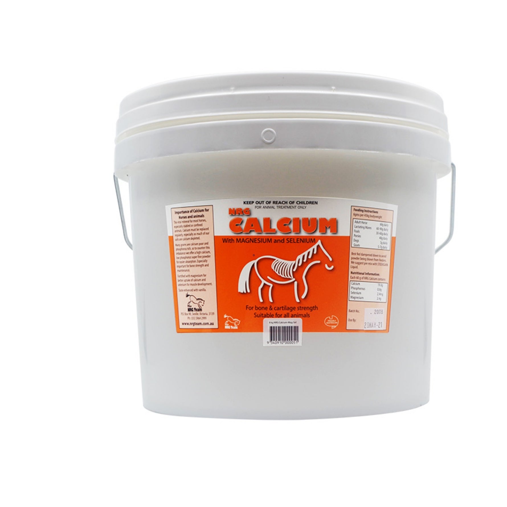 NRG Calcium With Magnesium & Selenium