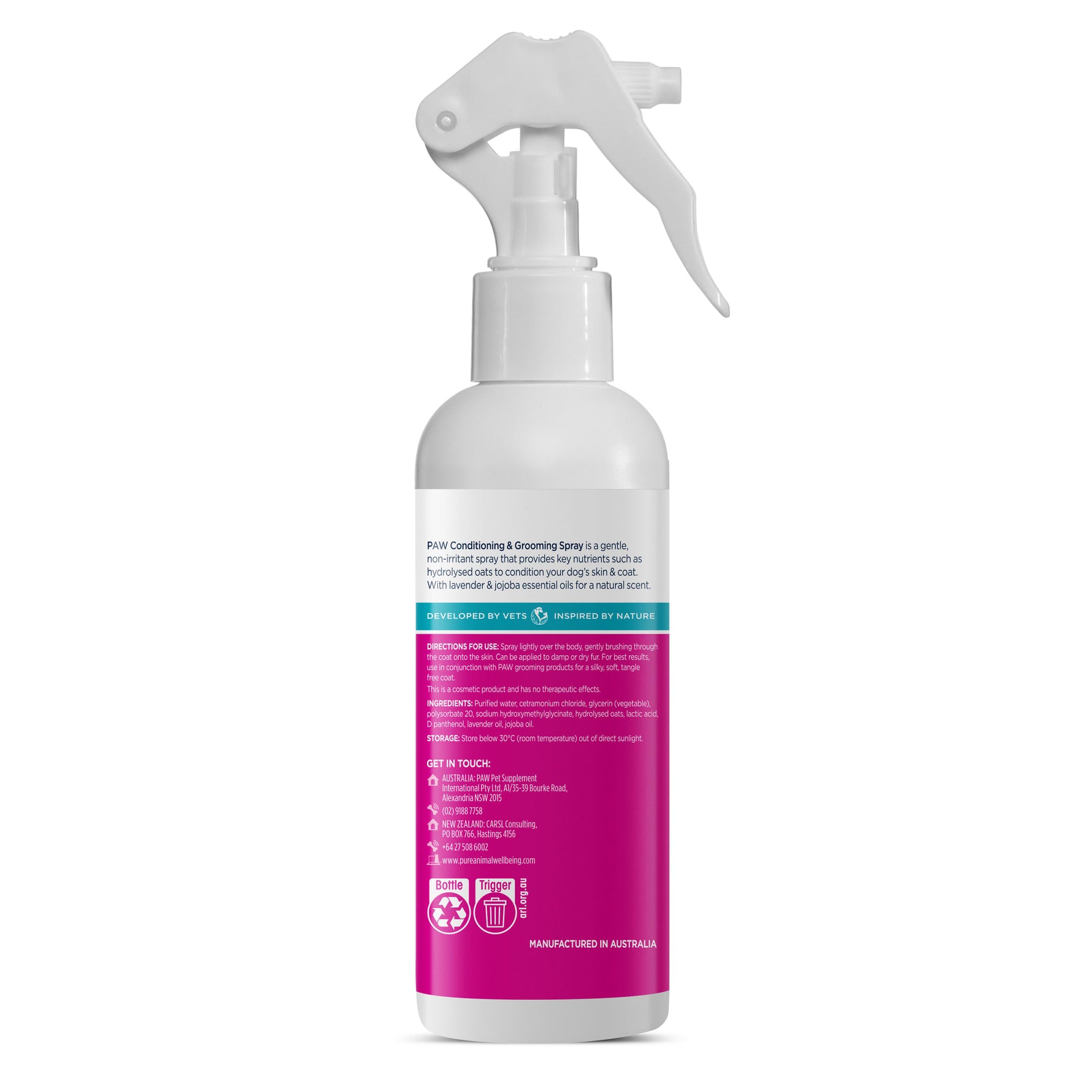 PAW Conditioning & Grooming Spray for Dogs 200mL
