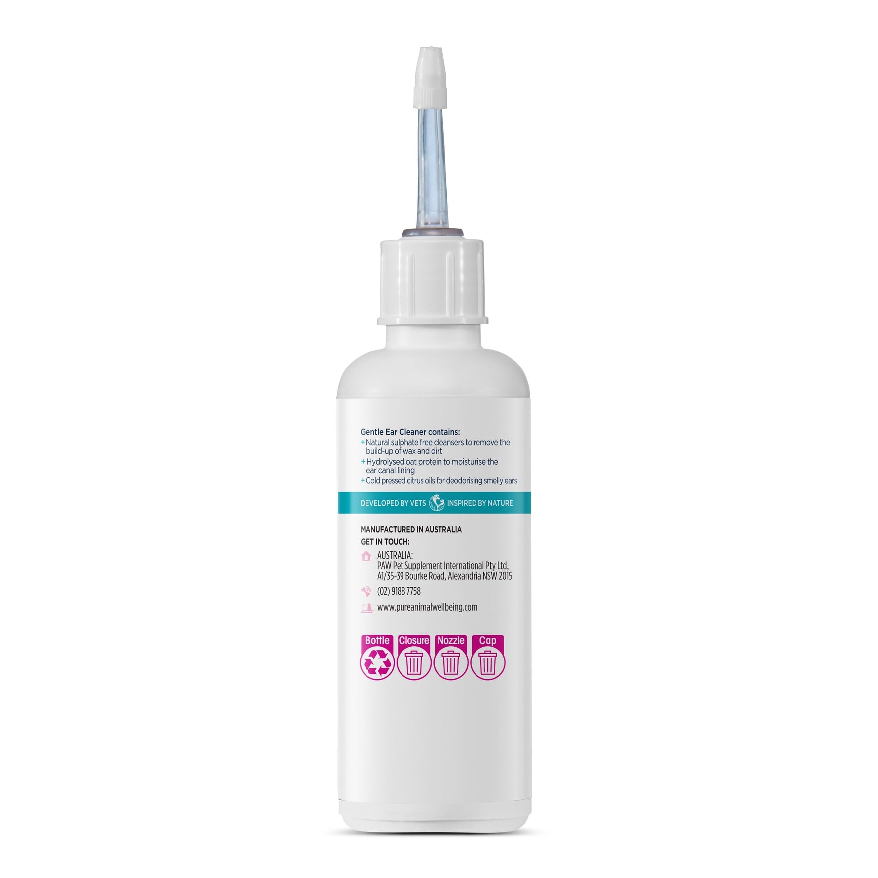 PAW Gentle Dog & Cat Ear Cleaner 120mL