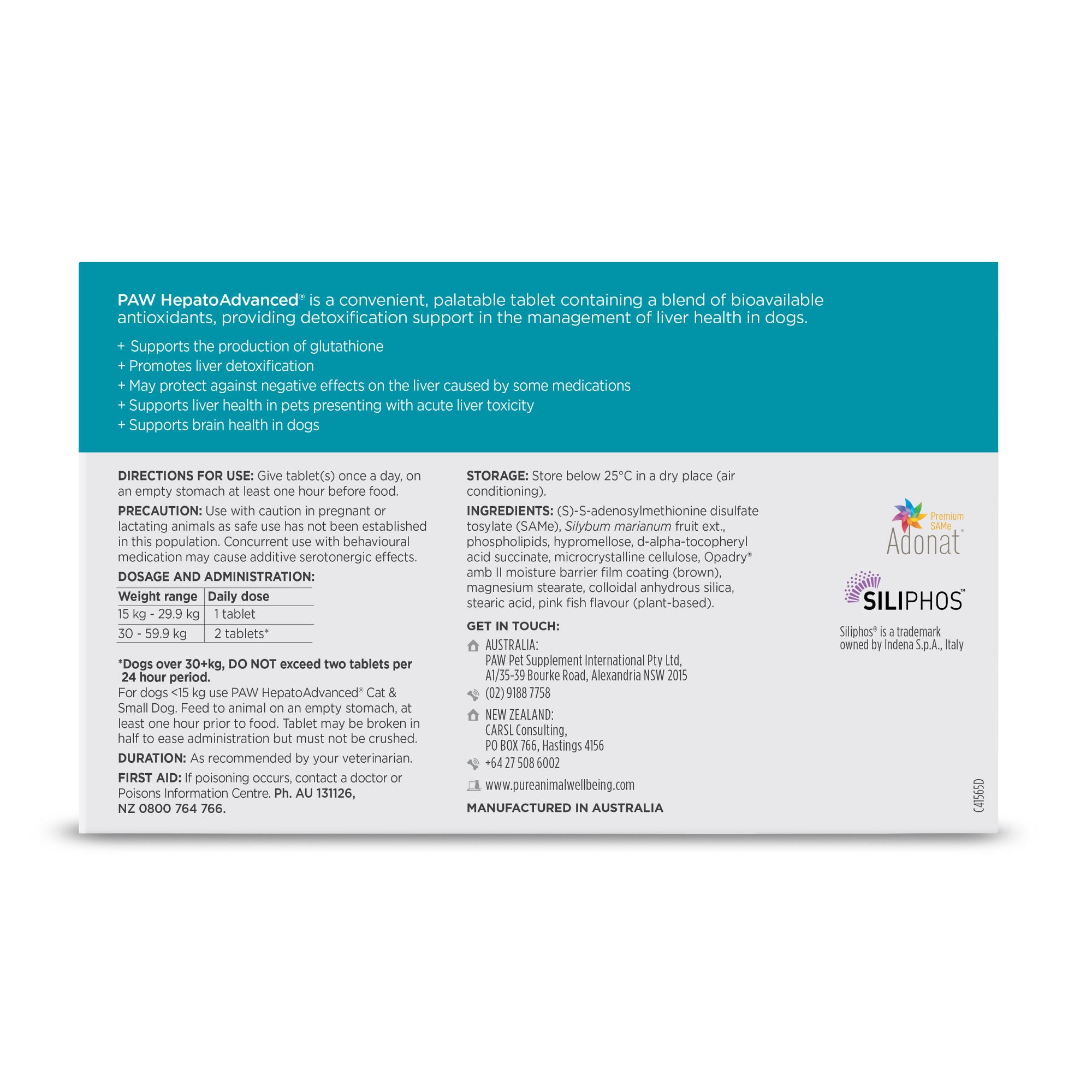 PAW Hepatoadvanced Liver Support