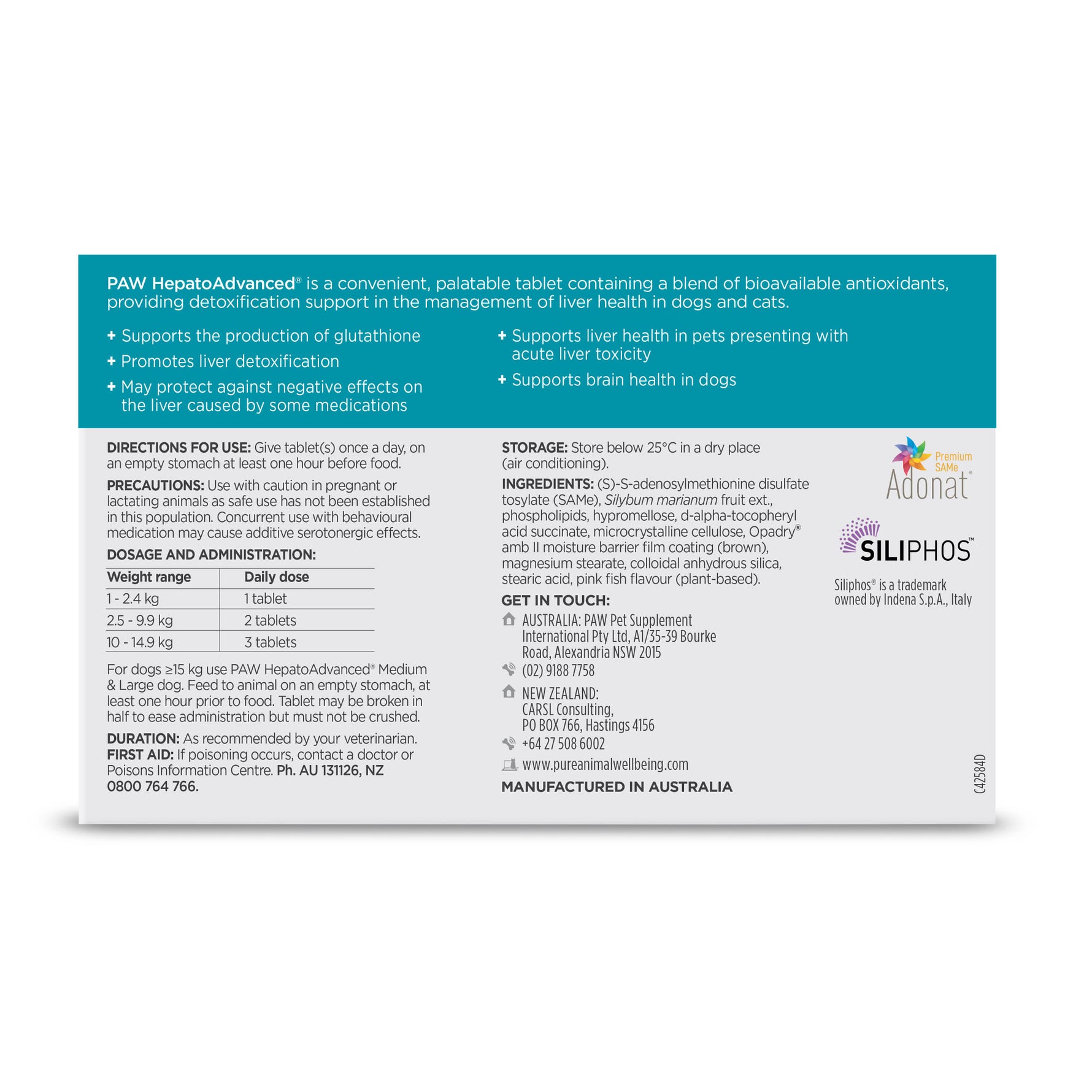 PAW HepatoAdvanced Liver Support