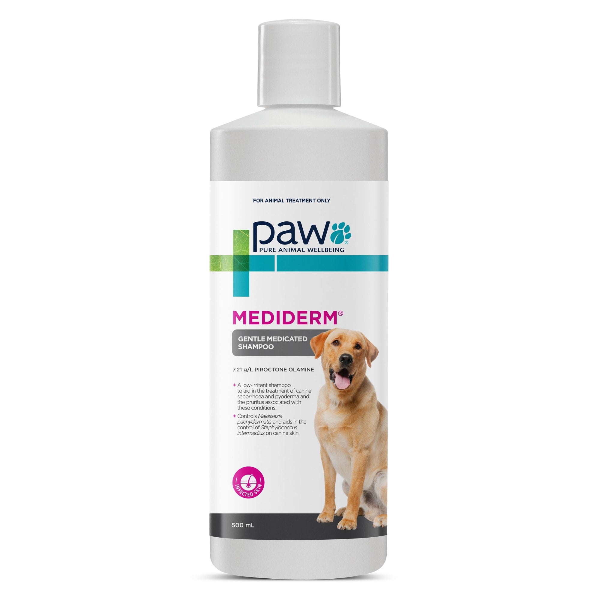 PAW MediDerm Gentle Medicated Shampoo for Dogs