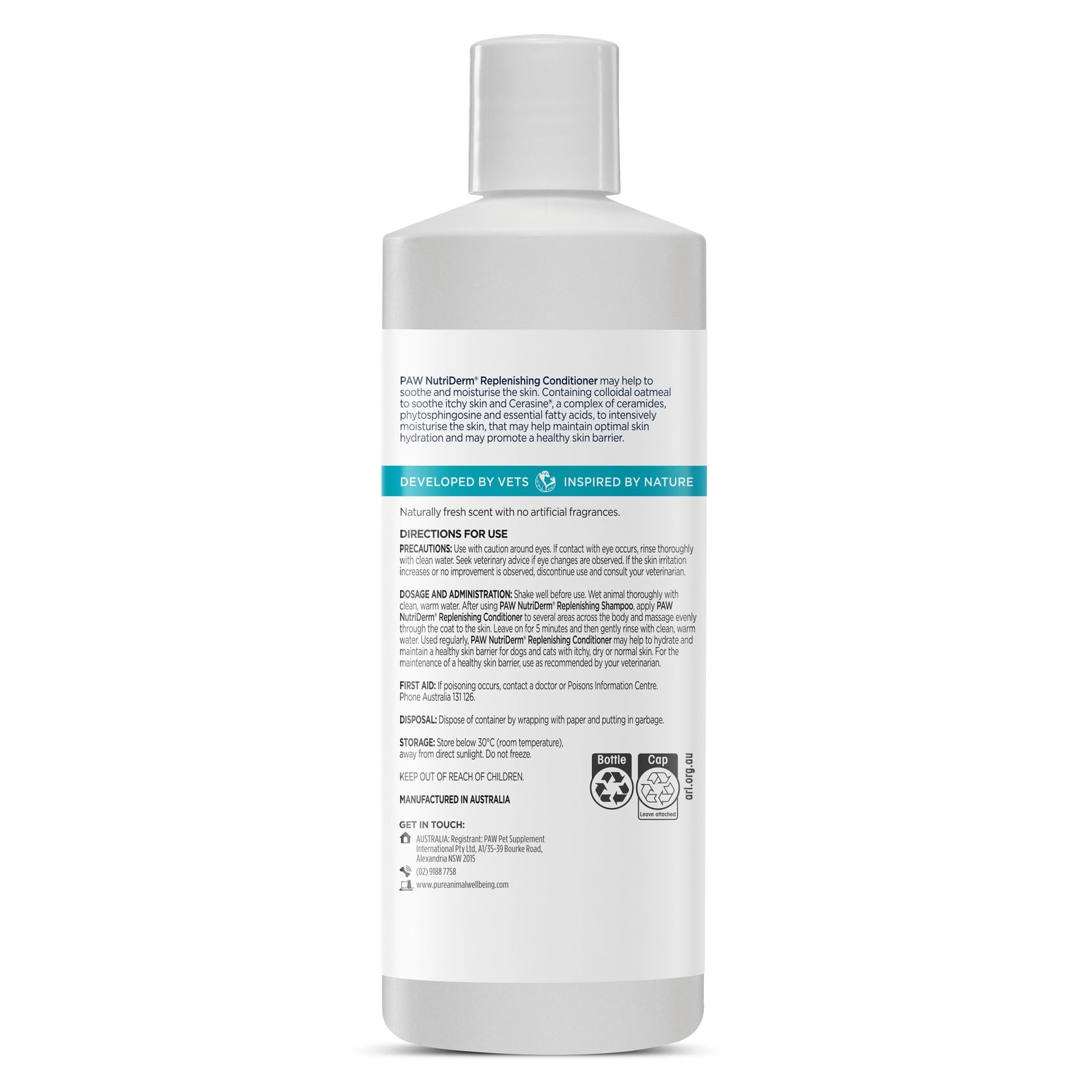 PAW NutriDerm Replenishing Conditioner for Dogs & Cats