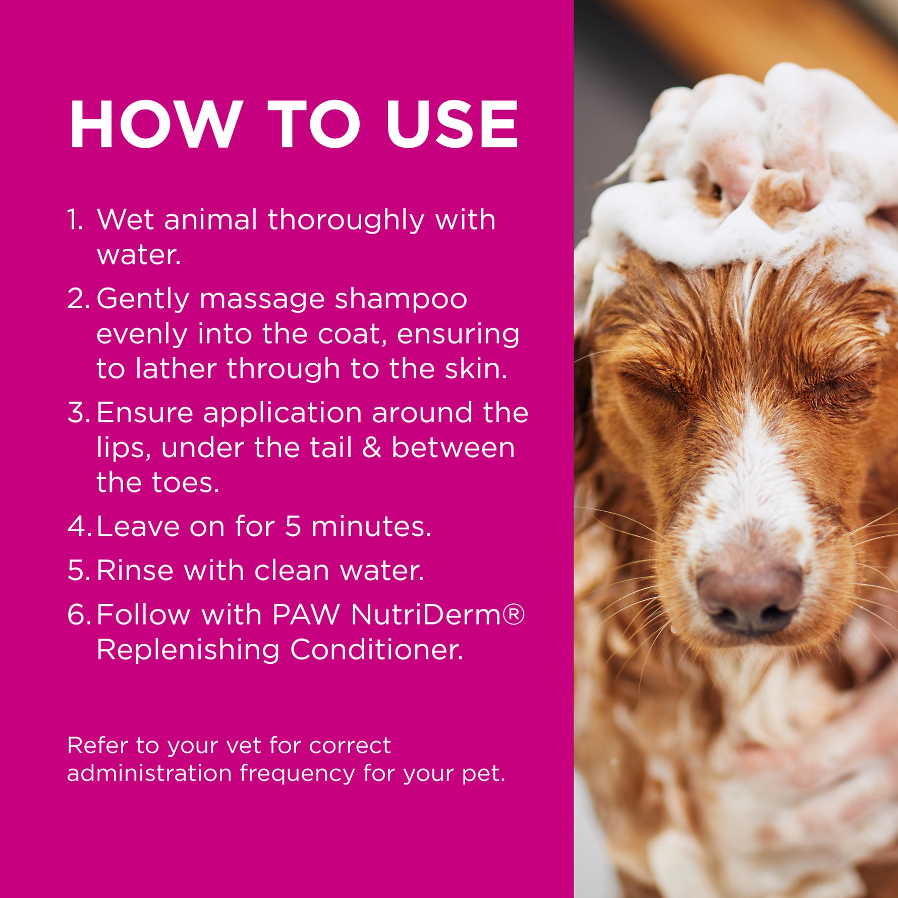 PAW NutriDerm Replenishing Shampoo for Dogs & Cats