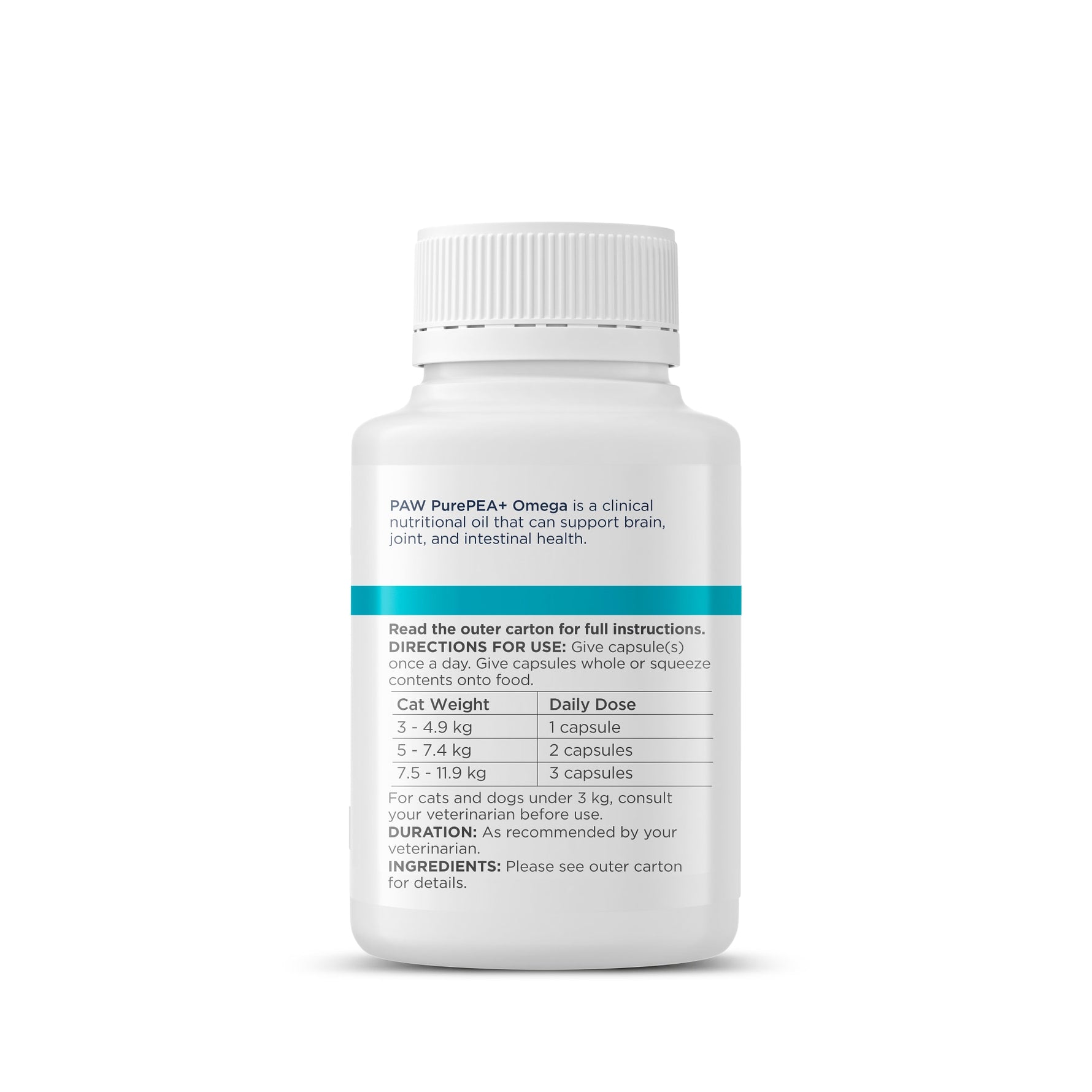 PAW PurePEA + Omega for Dogs & Cats - 90 Capsules